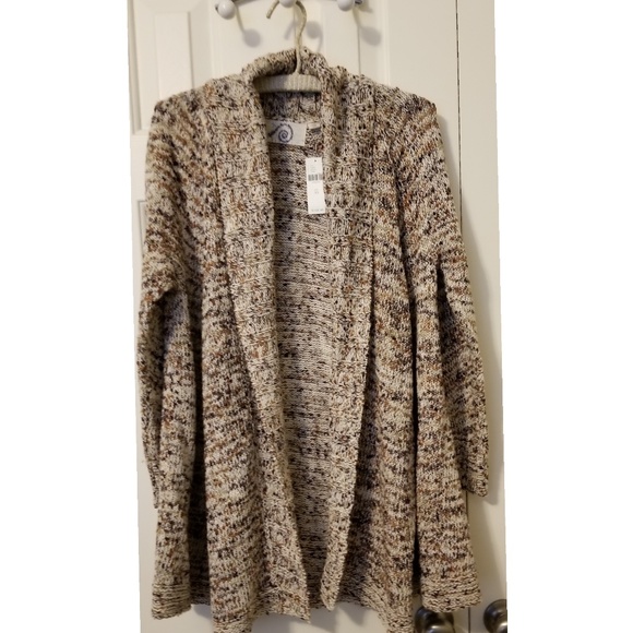 New Anthropologie Marled Collegiate Cardigan - Picture 3 of 4